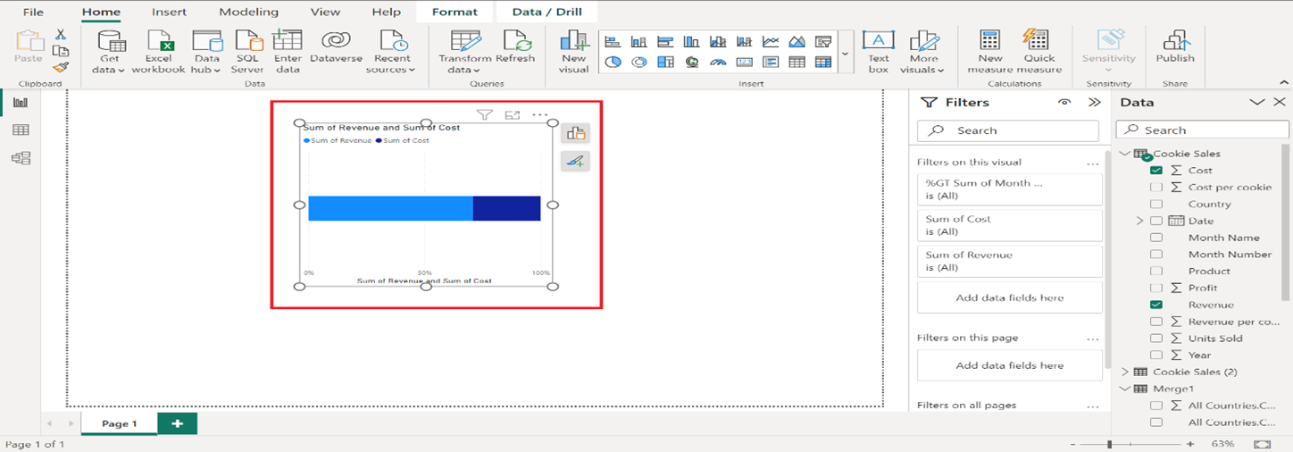 Customizing X-Axis Order in Power BI